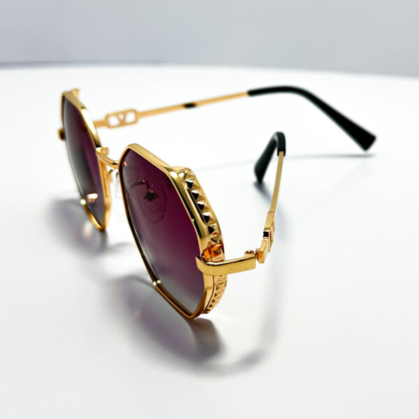 Hexagon Shape Heavy Sunglasses