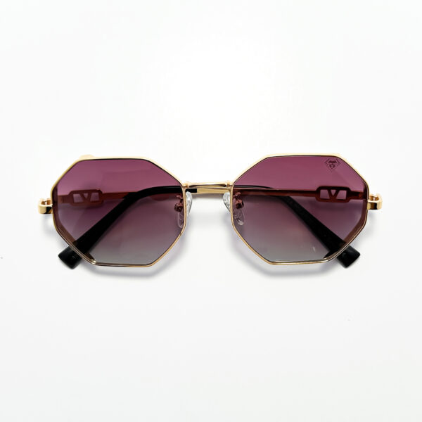 Hexagon Shape Heavy Sunglasses